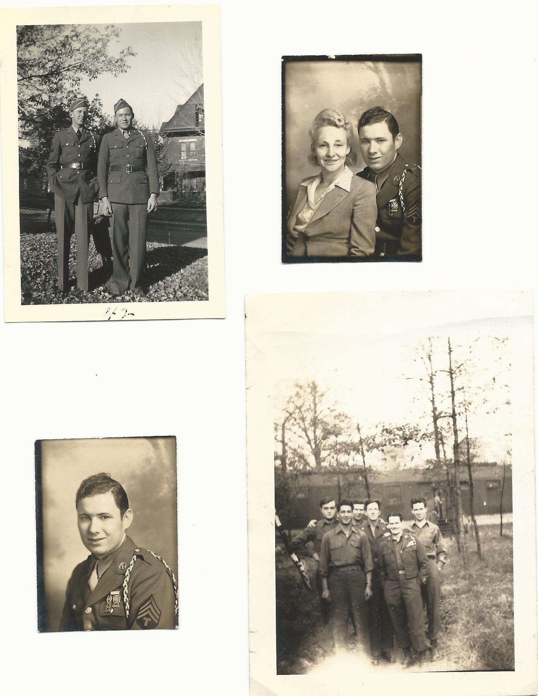 Original U.S. WWII First Special Service Force Commando Grouping with ...