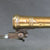 Original French Brass Blunderbuss Pistol with Spring Bayonet by Faisan of Namur Original Items