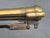 Original French Brass Blunderbuss Pistol with Spring Bayonet by Faisan of Namur Original Items