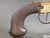 Original French Brass Blunderbuss Pistol with Spring Bayonet by Faisan of Namur Original Items