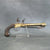 Original French Brass Blunderbuss Pistol with Spring Bayonet by Faisan of Namur Original Items