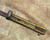 Original Belgian M-1866 Brass Hilt Sawback Pioneer Bayonet dated 1877 Original Items