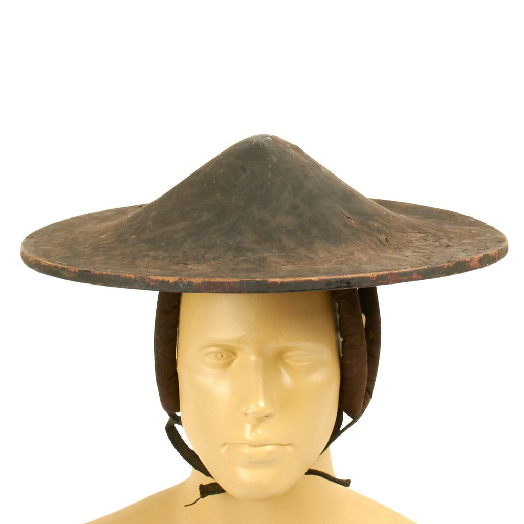 Original Pre-1870 Japanese EDO Period Samurai Jingasa Helmet Original Items
