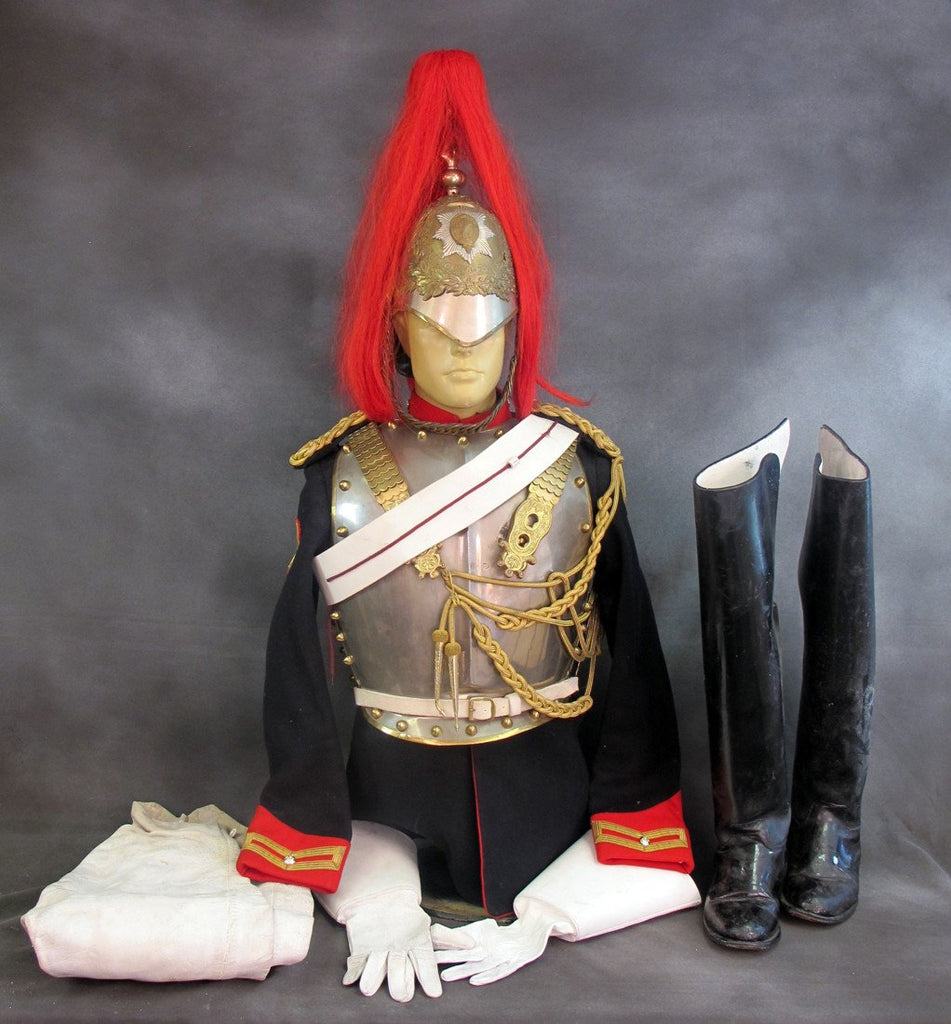 Original British Household Cavalry Royal Horse Guard Trooper Uniform Set, Circa 1955 Original Items
