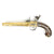 Original British Brass Double Barrel Flintlock Pistol by Parkes- Circa 1770 Original Items