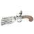 Original English Flintlock Ducks Foot Cased Pistol Set by King of London Original Items