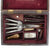 Original English Flintlock Ducks Foot Cased Pistol Set by King of London Original Items