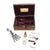 Original English Flintlock Ducks Foot Cased Pistol Set by King of London Original Items