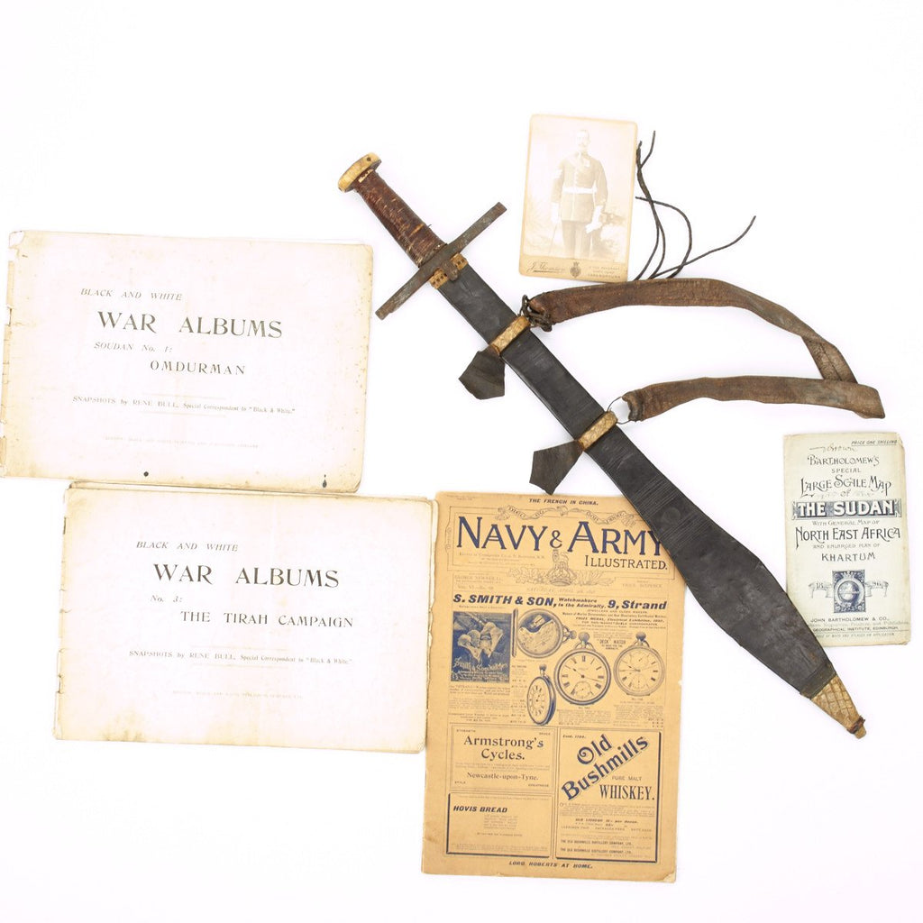 Original British 1898 Sudanese Campaign Sergeant Major Bring Back Collection Original Items