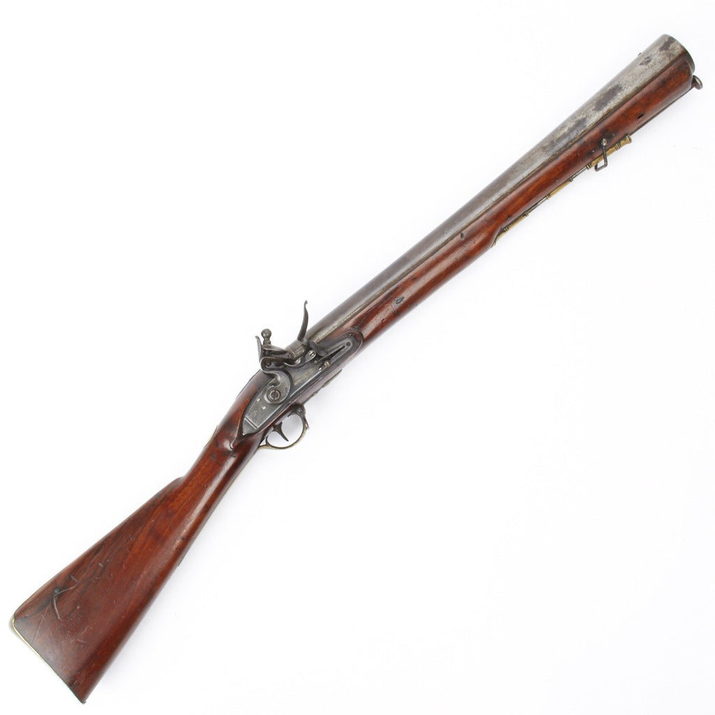 Original British Iron Barrel Flintlock Blunderbuss by H.W. Mortimer Original Items