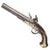 Original British Officer Flintlock Pistol by King Dating from the American Revolutionary War Original Items