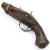 Original French Relic Flintlock Pistol Marked Hougoumont in Frame- Circa 1750 Original Items