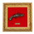 Original French Relic Flintlock Pistol Marked Hougoumont in Frame- Circa 1750 Original Items