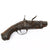 Original French Relic Flintlock Pistol Marked Hougoumont in Frame- Circa 1750 Original Items