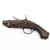 Original French Relic Flintlock Pistol Marked Hougoumont in Frame- Circa 1750 Original Items