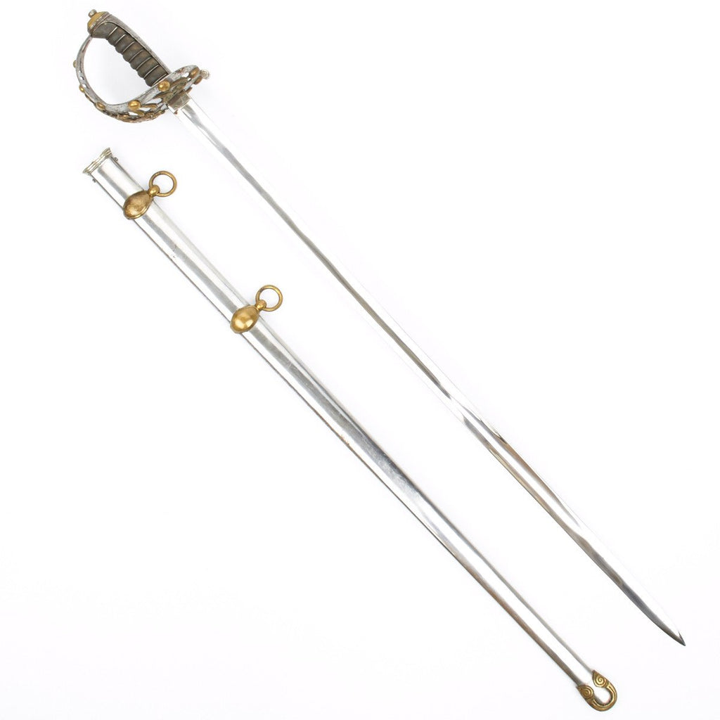 Original British Victorian Era P-1831 Life Guard Officer Sword with Scabbard by Hawkes and Company Original Items