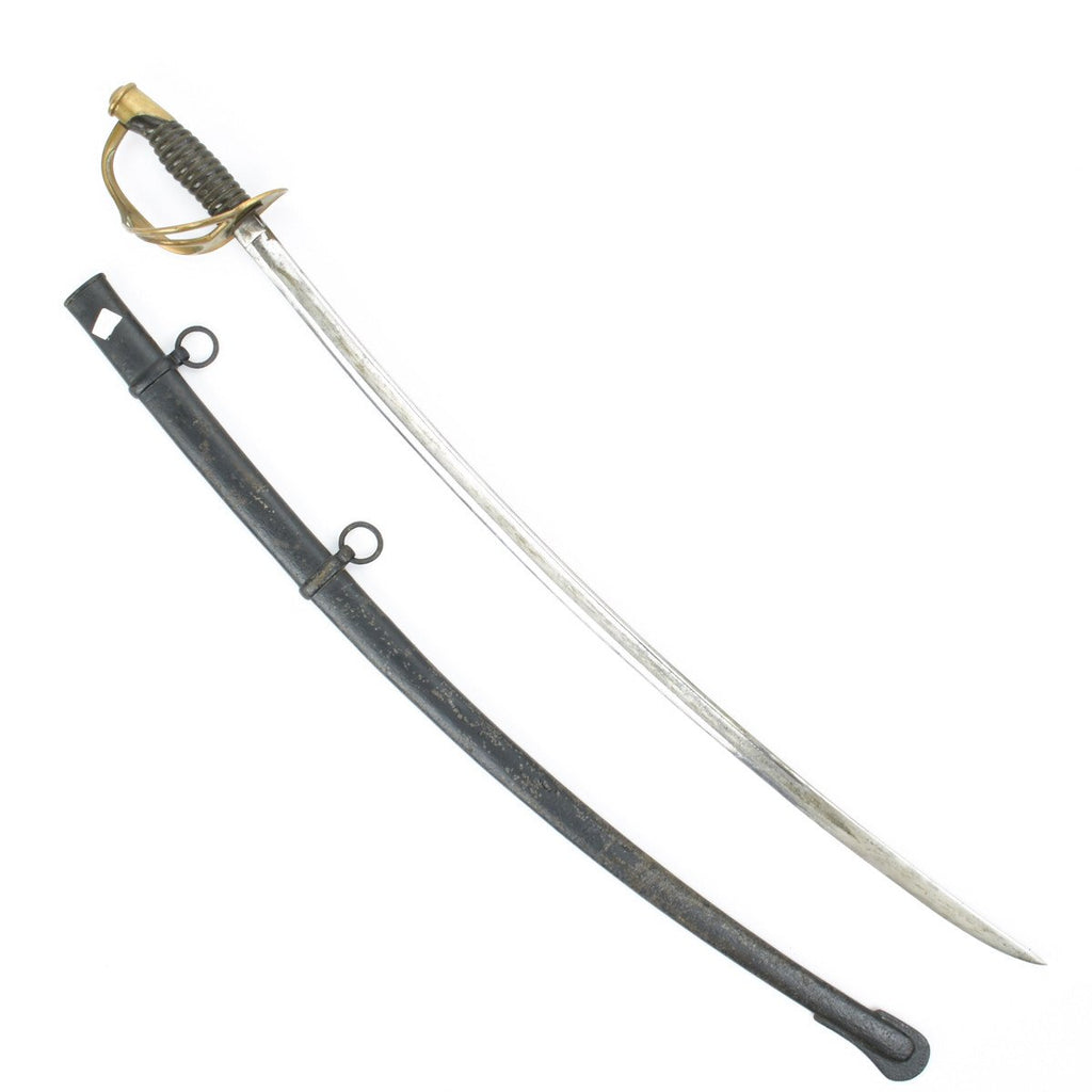 Original U.S. M1860 Light Cavalry Sword with Scabbard- Dated 1864 Original Items
