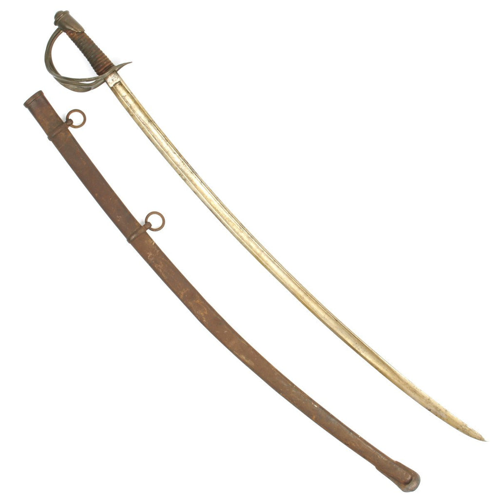 Original U.S. M1860 Light Cavalry Sword with Scabbard- Untouched Original Items