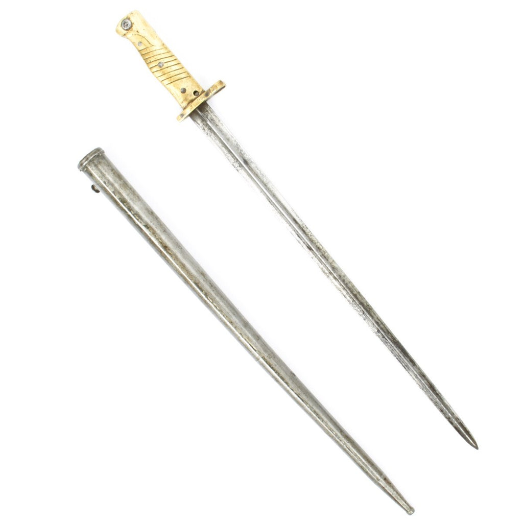 German WWI Brass Hilted Ersatz Bayonet- Exceptionally Rare Original Items