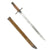Original WWII Japanese Arisaka Type 30 Late War Last Ditch Bayonet with Wood Scabbard by Nagoya Arsenal Original Items