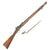 Original British P-1864 Snider type Breech Loading Two Band Short Rifle with Socket Bayonet Original Items