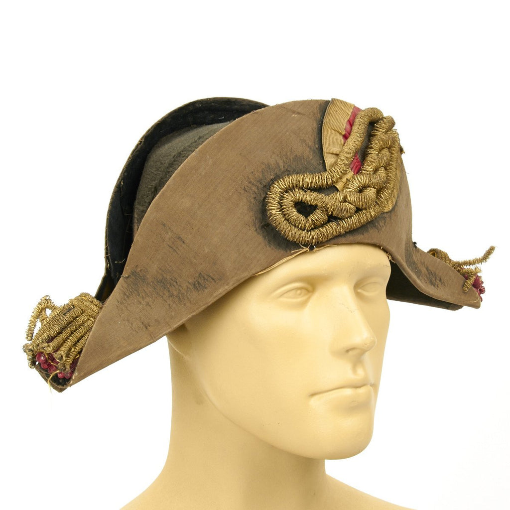 Original Napoleonic Era British Naval Officer Surgeon Bicorn Hat Circa 1795 Original Items