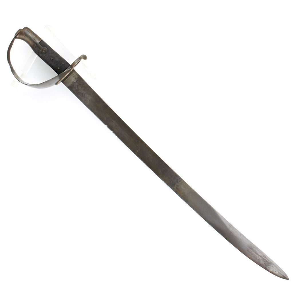 Original British P-1858 Enfield Cutlass Bayonet with Hard Leather Grips Original Items