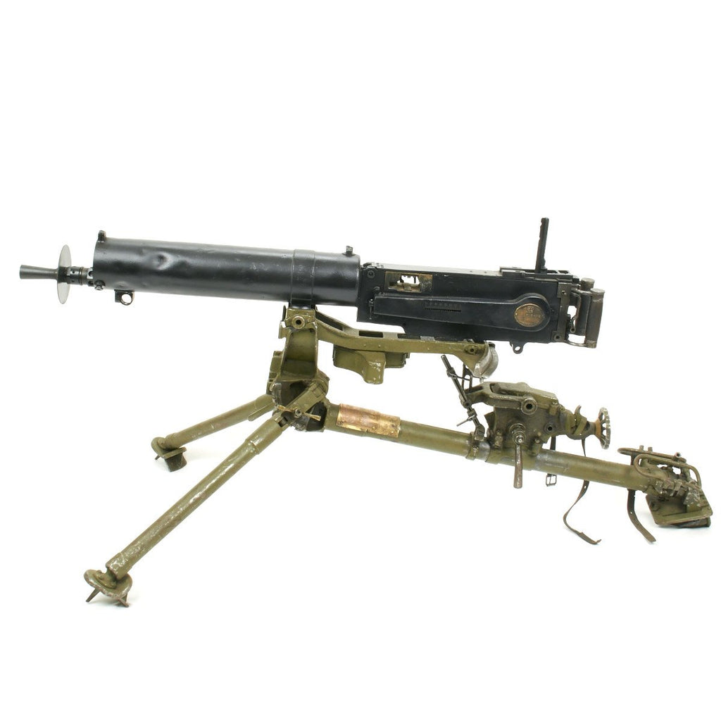 Original Pre-WWII Chinese Maxim Type 24 HMG Display Gun with Tripod Original Items