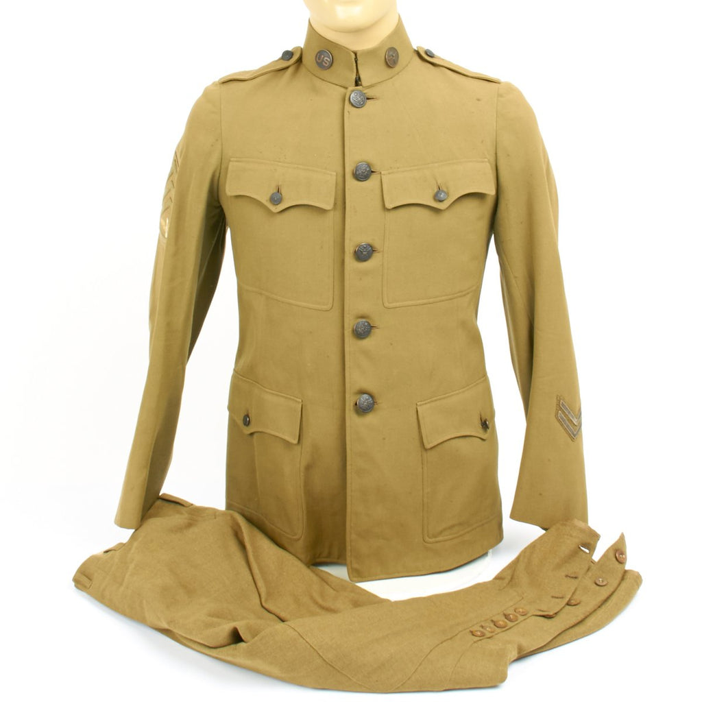 Original U.S. WWI Army Air Service Sergeant M17 Uniform Set Original Items