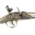 Original Ukrainian Niello Silver Flintlock Cossack Pistol- Circa 1820 Original Items