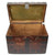 Original British Naval Napoleonic Wars Era Captains Oak Strong Box Chest- Circa 1790 Original Items