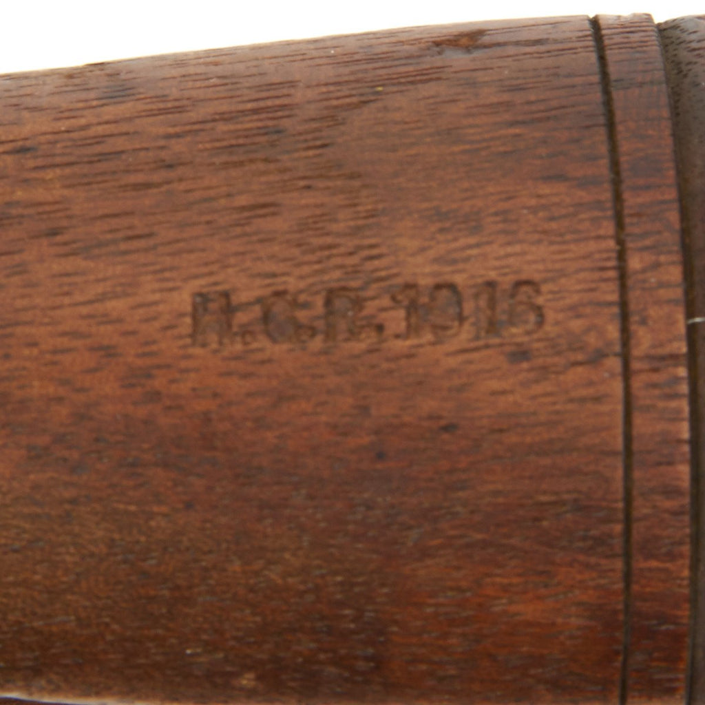 Original British WWI Wood Gas Rattle with Markers Mark- Dated 1916 ...