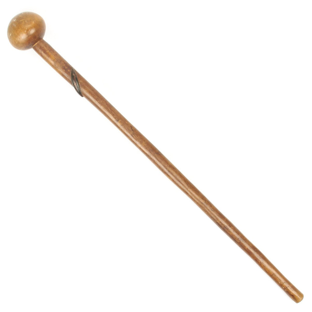 Original Victorian Era Zulu War Club Knobkierie With Carved Shaft- Circa 1870 Original Items