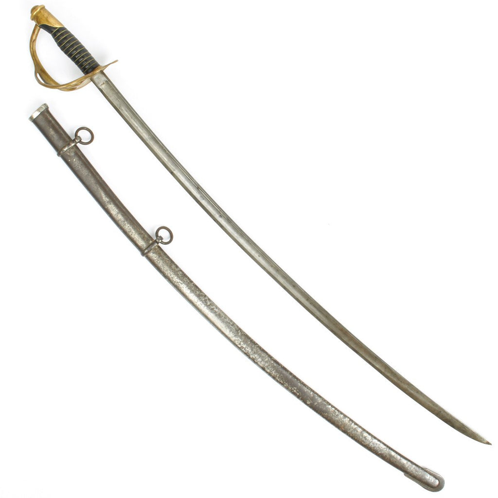 Original U.S. Civil War Model 1860 Light Cavalry Saber with Scabbard by Mansfield and Lamb Original Items