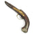 Original Ottoman Empire Flintlock Pistol Gold Inlay British Barrel Original Items