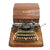 Original 1897 Blickensdefer No 7 Portable Typewriter in Original Wood Case - Clandestine Issue Original Items
