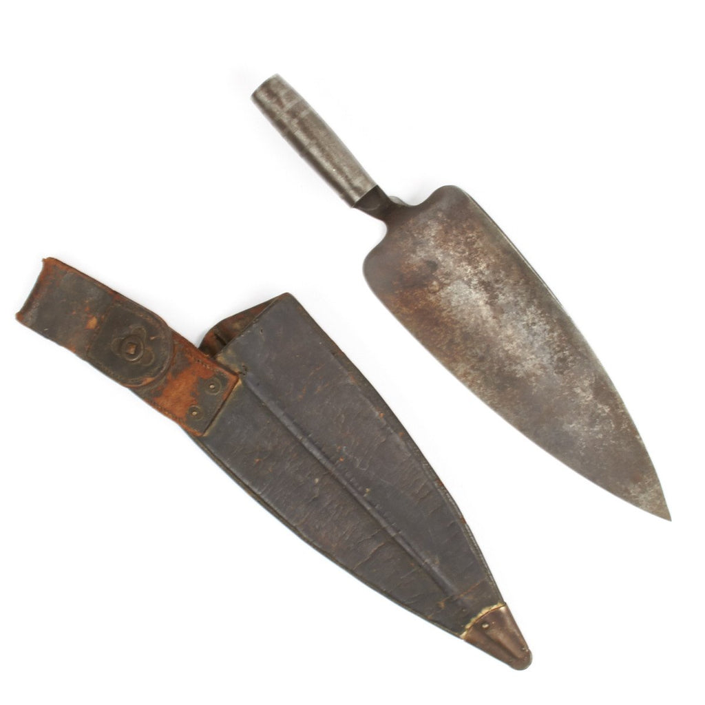 Original Model 1873 Springfield Trowel Bayonet with Scabbard for .45-70 Trapdoor Springfield Rifle Original Items