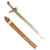 Original 19th Century Spanish American War Moro Tribe Straight Sword of the 1899 Insurrection Original Items