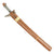 Original 19th Century Spanish American War Moro Tribe Straight Sword of the 1899 Insurrection Original Items