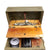 Original U.S. WWII USAAF Enameled Portable Mess Set in Transit Chest - By CRESCO 1944 Original Items
