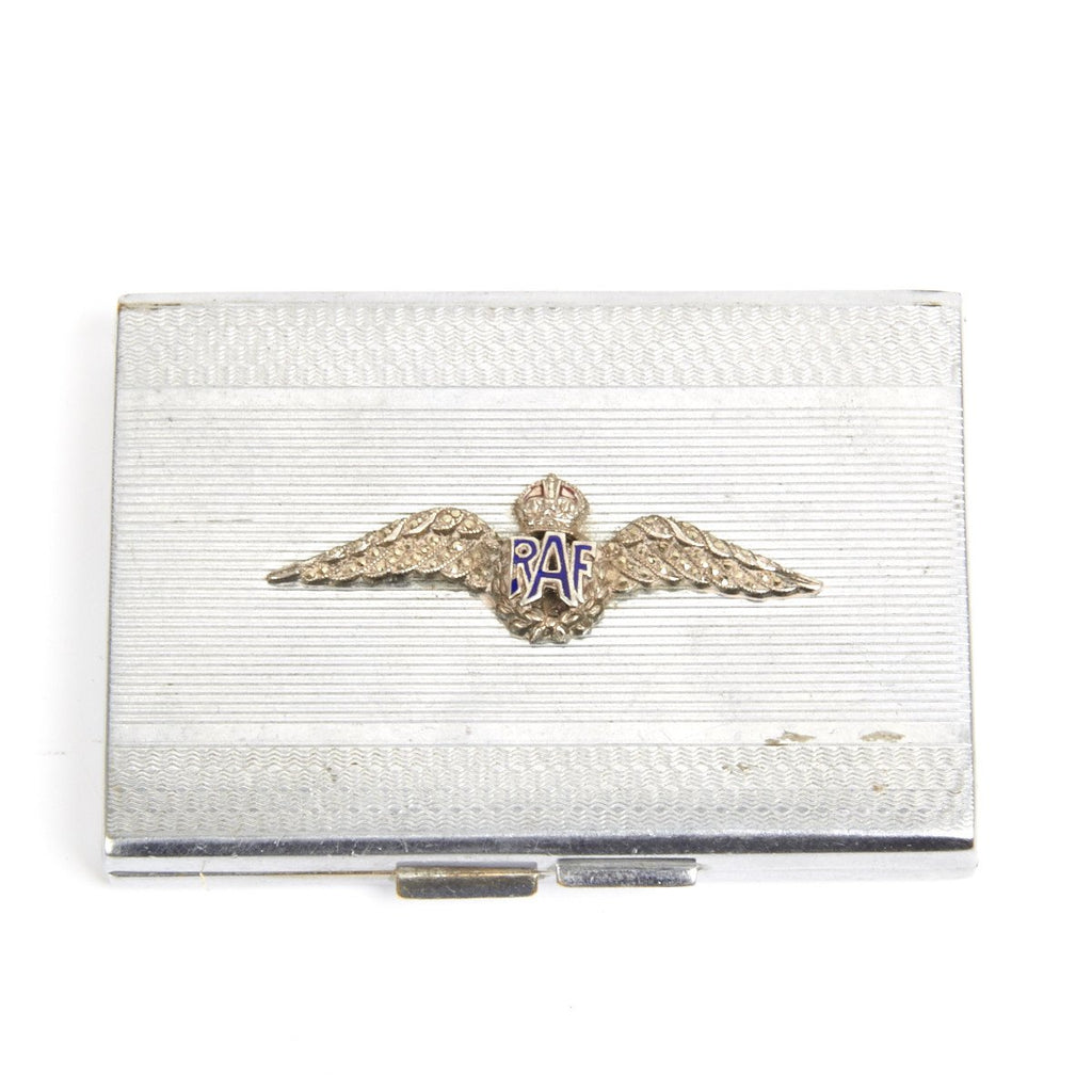 Original British WWII Royal Air Force Sweet Heart Silver Compact Original Items