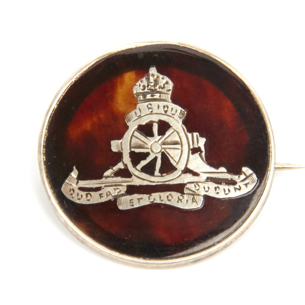 Royal Artillery Metal Lapel Pin Badge 25mm - Available In Both King's & Queen's Crown Variants - Foto 2