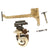 Original British WWII Vickers Machine Gun Dial Sight with Bronze Mounting Bracket and Attachment Pins Original Items