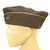 Original U.S. WWII Garrison Cap Named to Two Star Major General George S. Patton with Auction Receipt Original Items