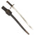 Original British P-1856 Enfield .577 Saber Bayonet with Leather Scabbard and Frog Original Items