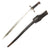 Original British P-1856 Enfield .577 Saber Bayonet with Leather Scabbard and Frog Original Items