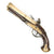 Original Scottish 18th Century Flintlock Brass Barrel Blunderbuss Pistol - by Segallas of London with Document Original Items
