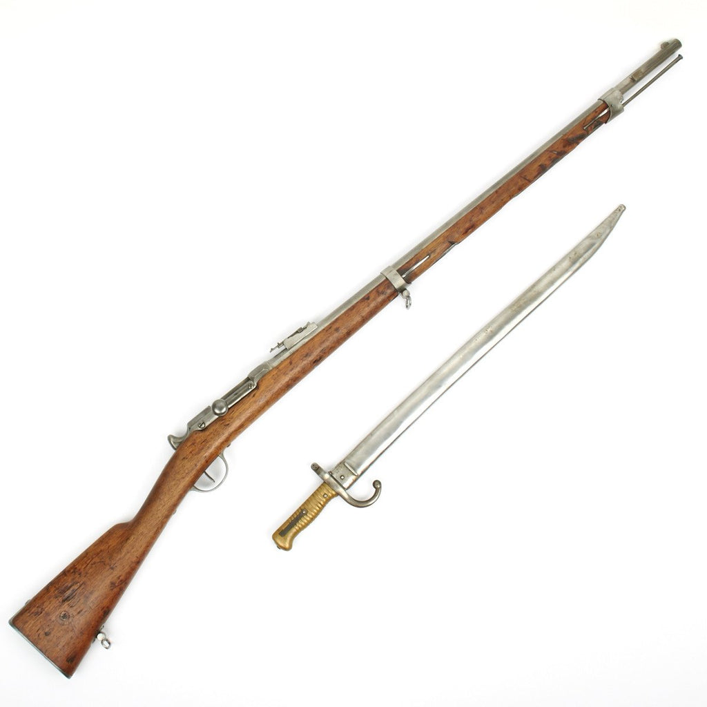 Original French Model 1866 Chassepot Needle Fire Rifle with Bayonet Original Items
