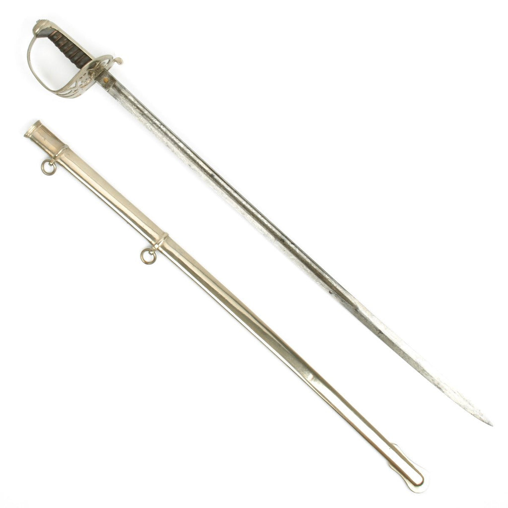 Original British P-1827 Regimental Officer Sword with Scabbard Original Items