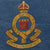 Original British WWII Officer Mess Needlepoint Fire Screen - Royal Army Ordnance Corps Original Items